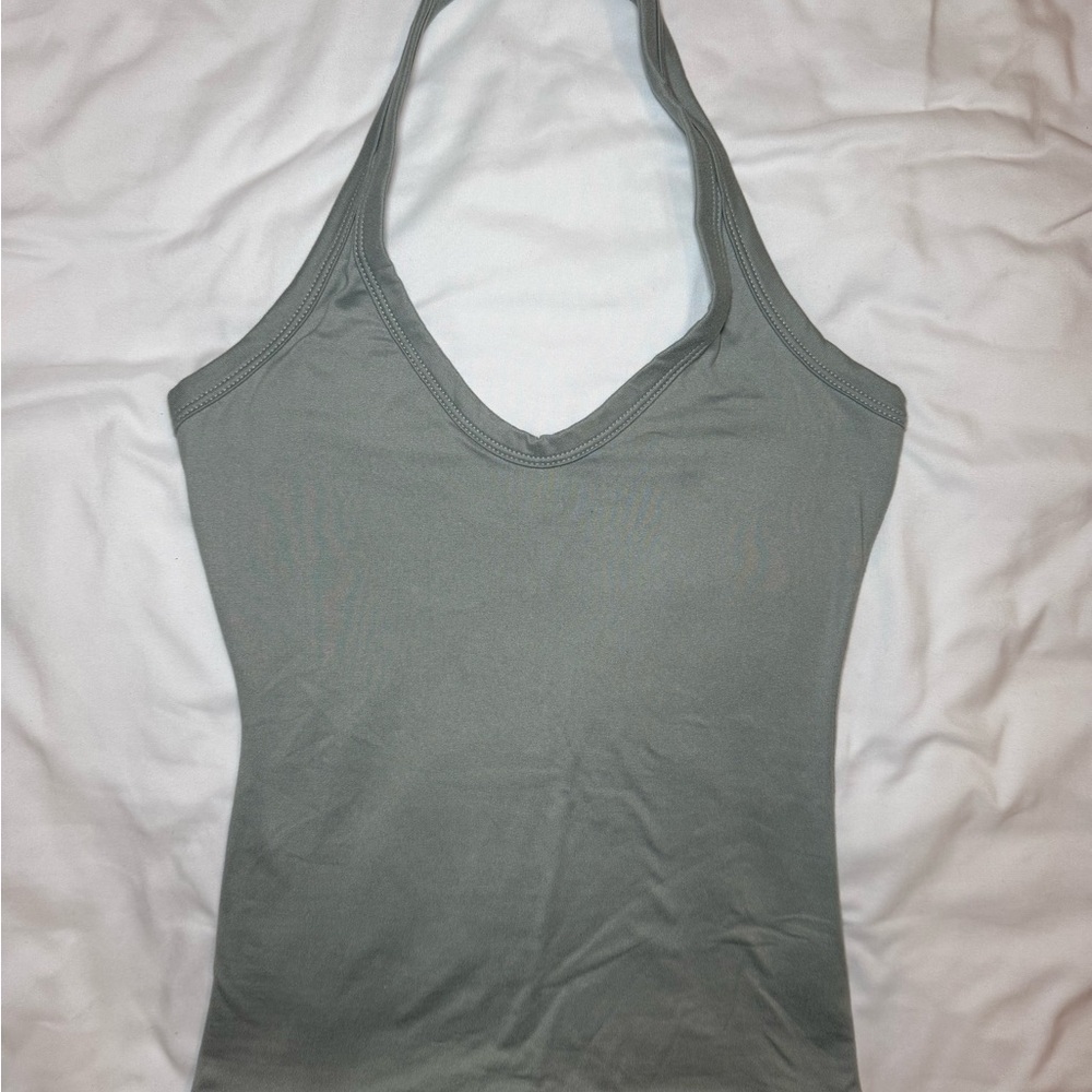 MYOUTFITONLINE Vintage green halter top S